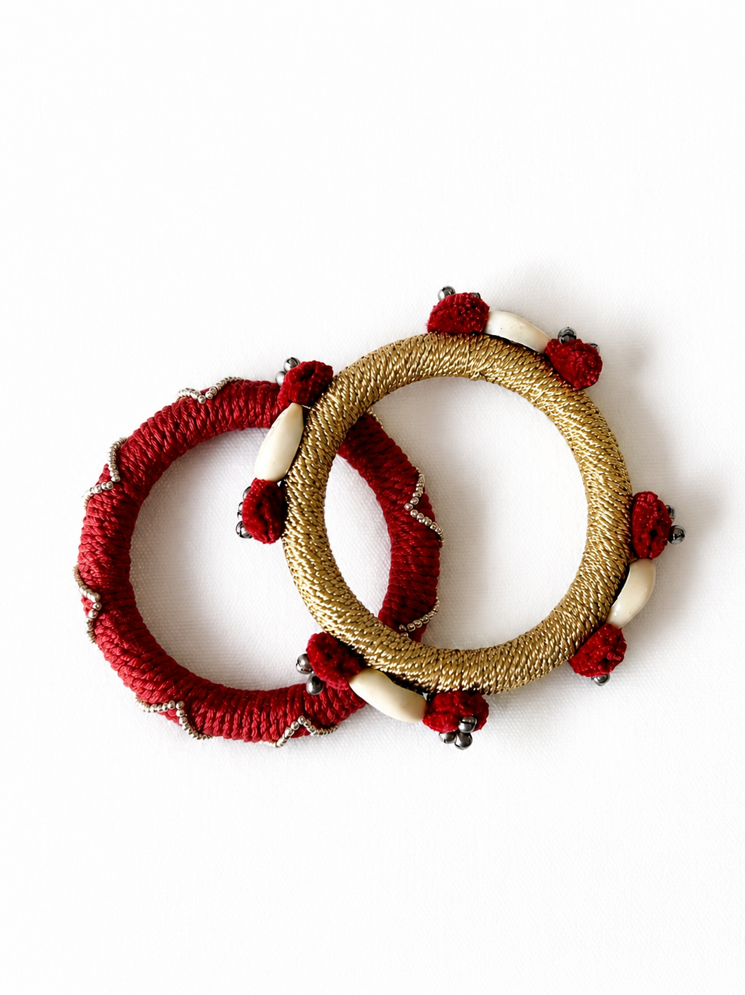 Noor Kaudi Thread Bangles – Set of 2