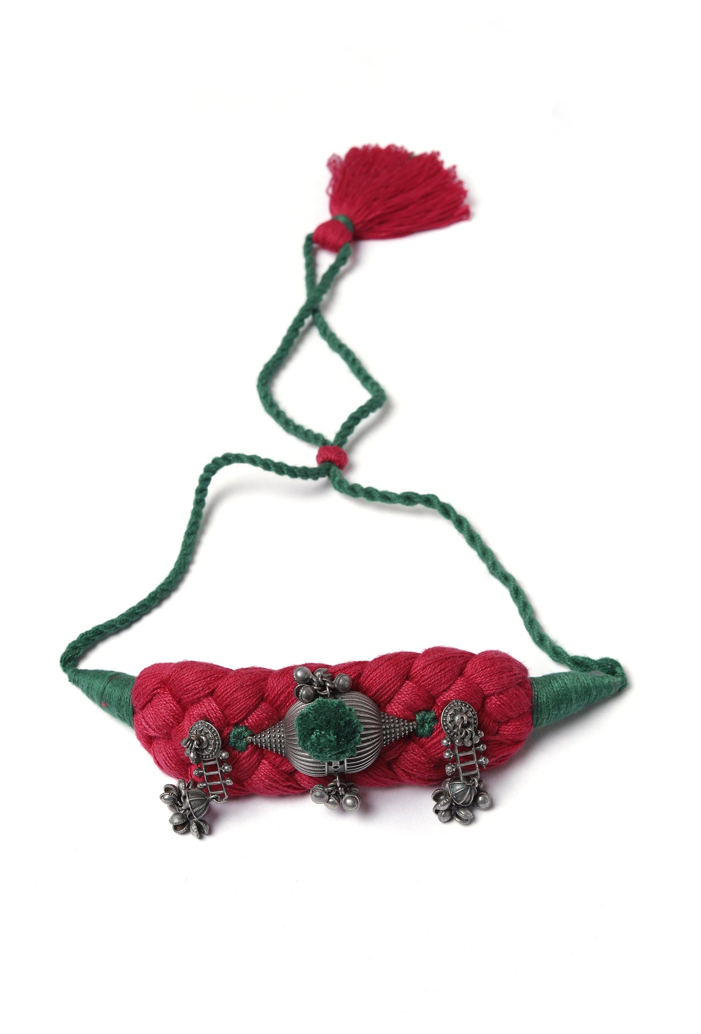 Red & Green Nargis Handmade Necklace