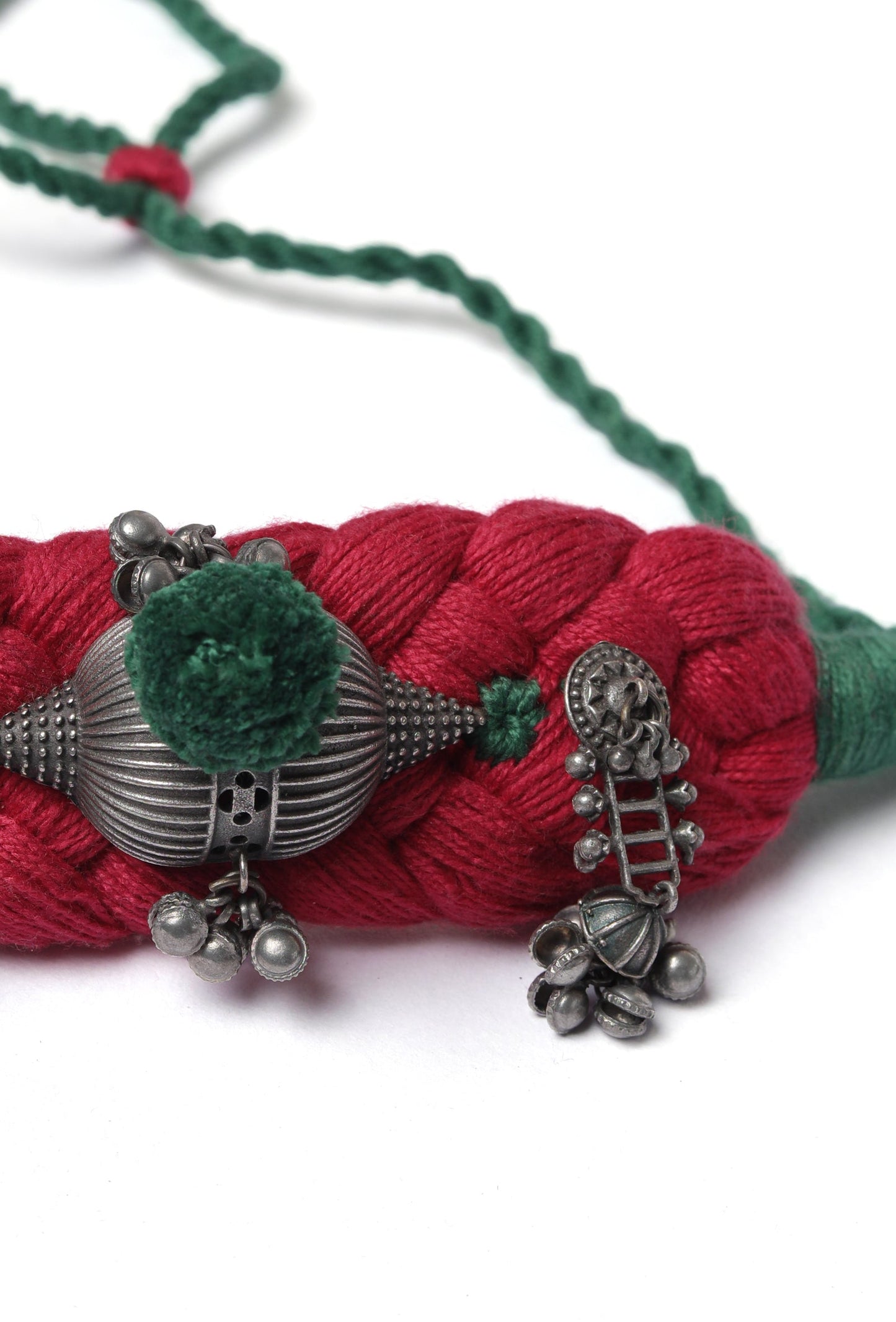 Red & Green Nargis Handmade Necklace