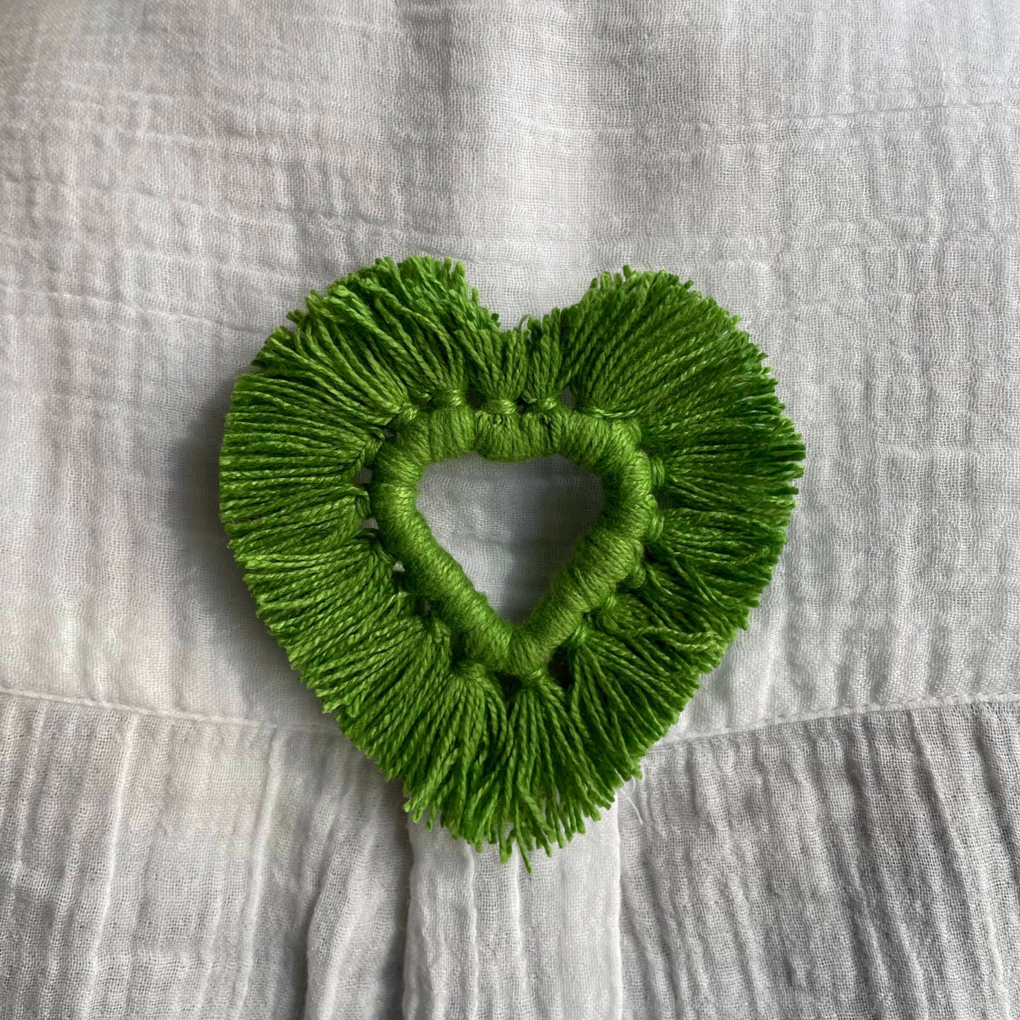 Green Heart Brooch