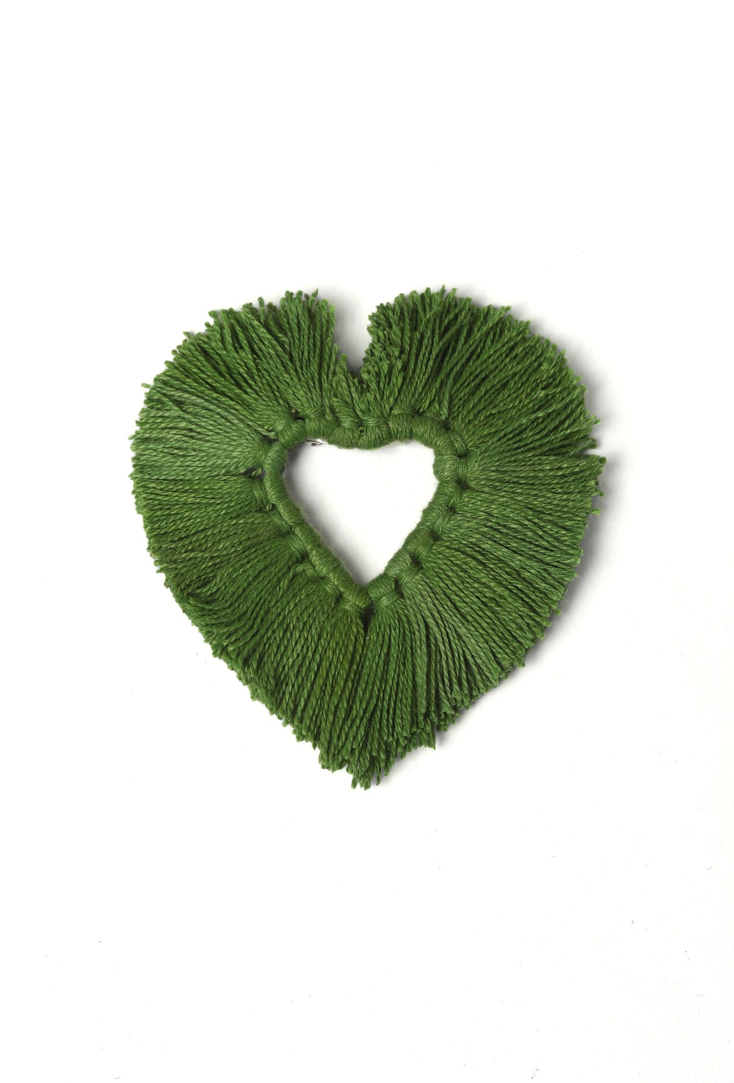 Green Heart Brooch