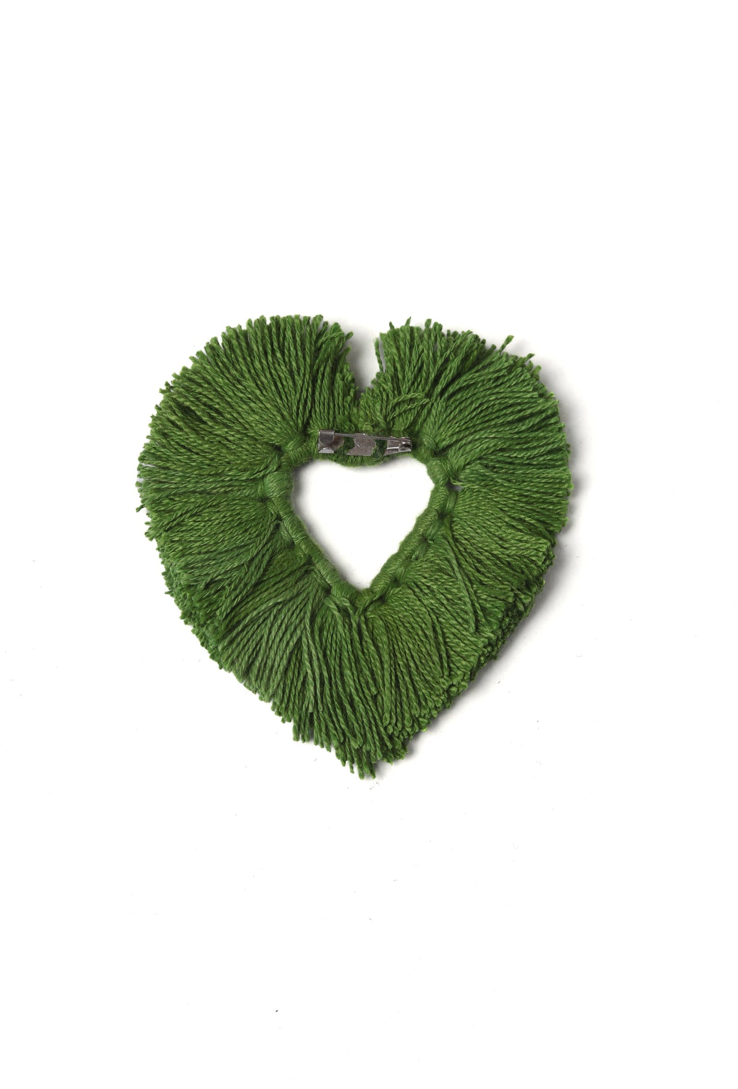 Green Heart Brooch