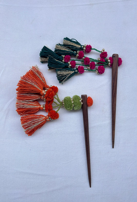 Aabha Bun Stick Set of 2