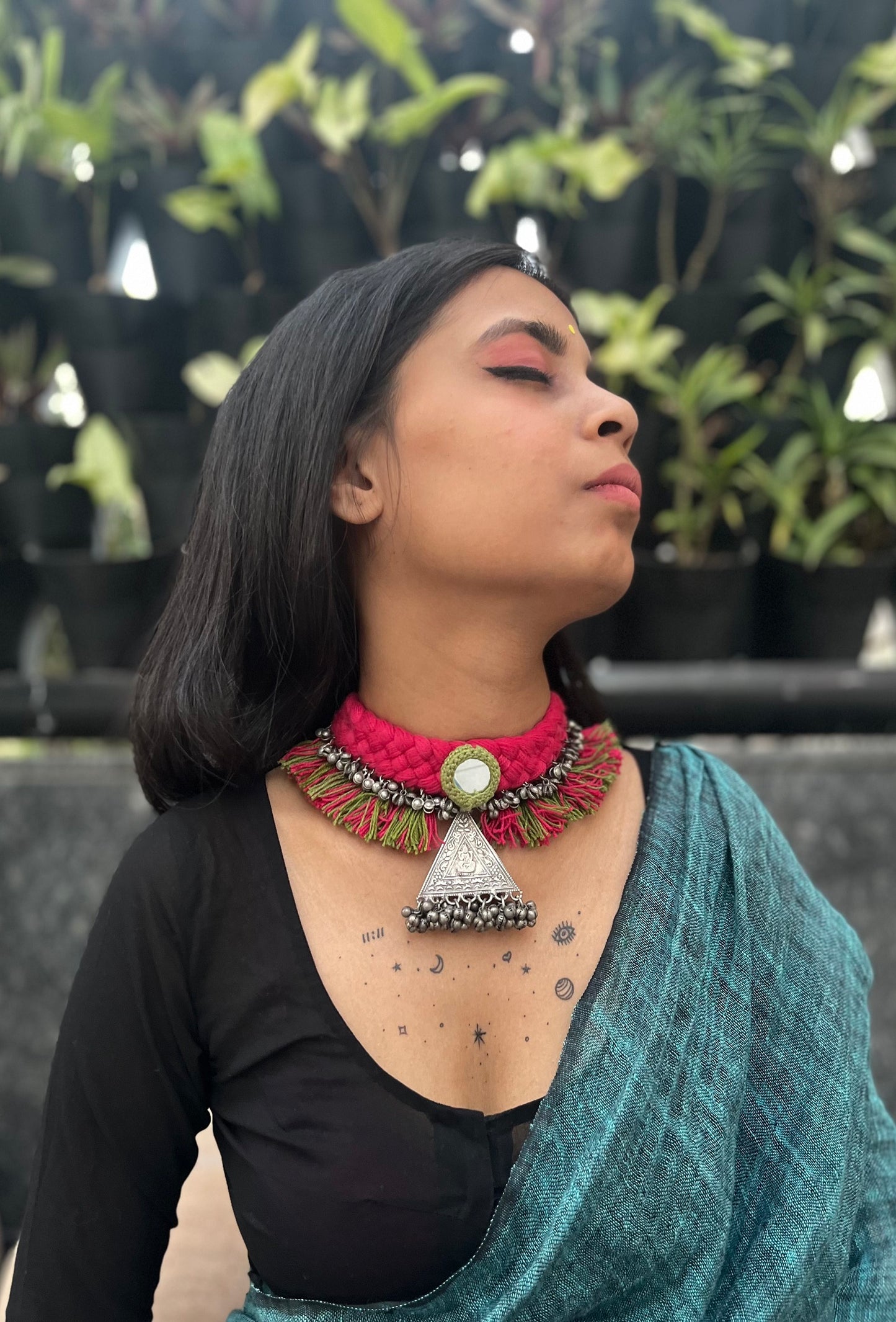 Pink & Green Amala Necklace