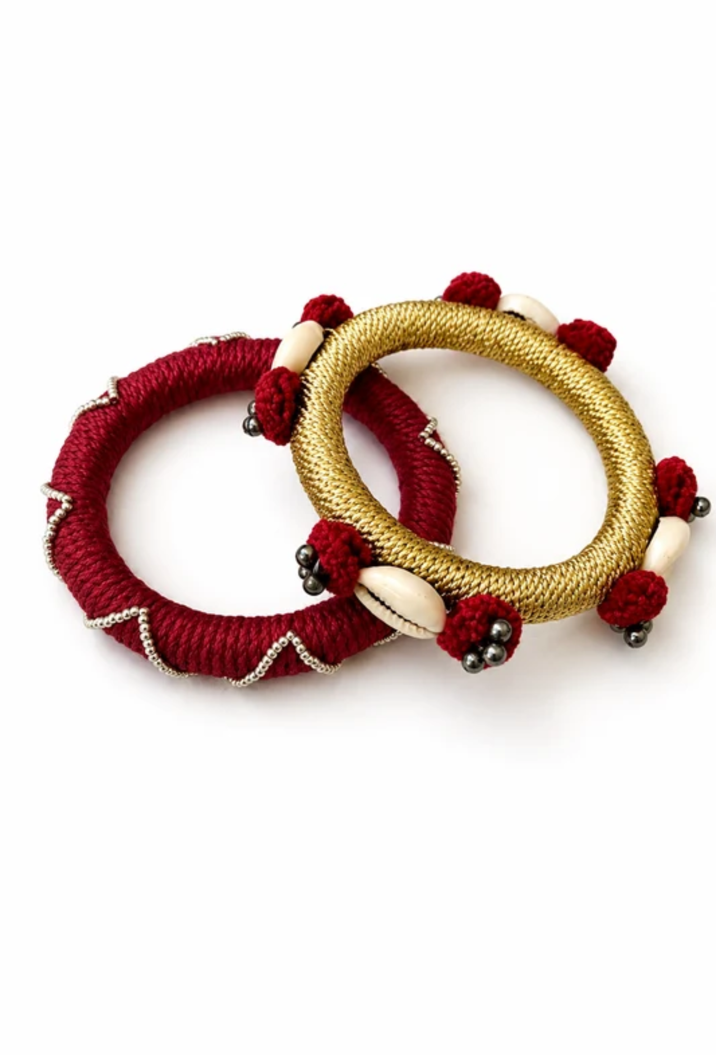 Noor Kaudi Thread Bangles – Set of 2