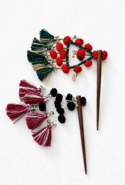 Roshika Bun Stick Set of 2