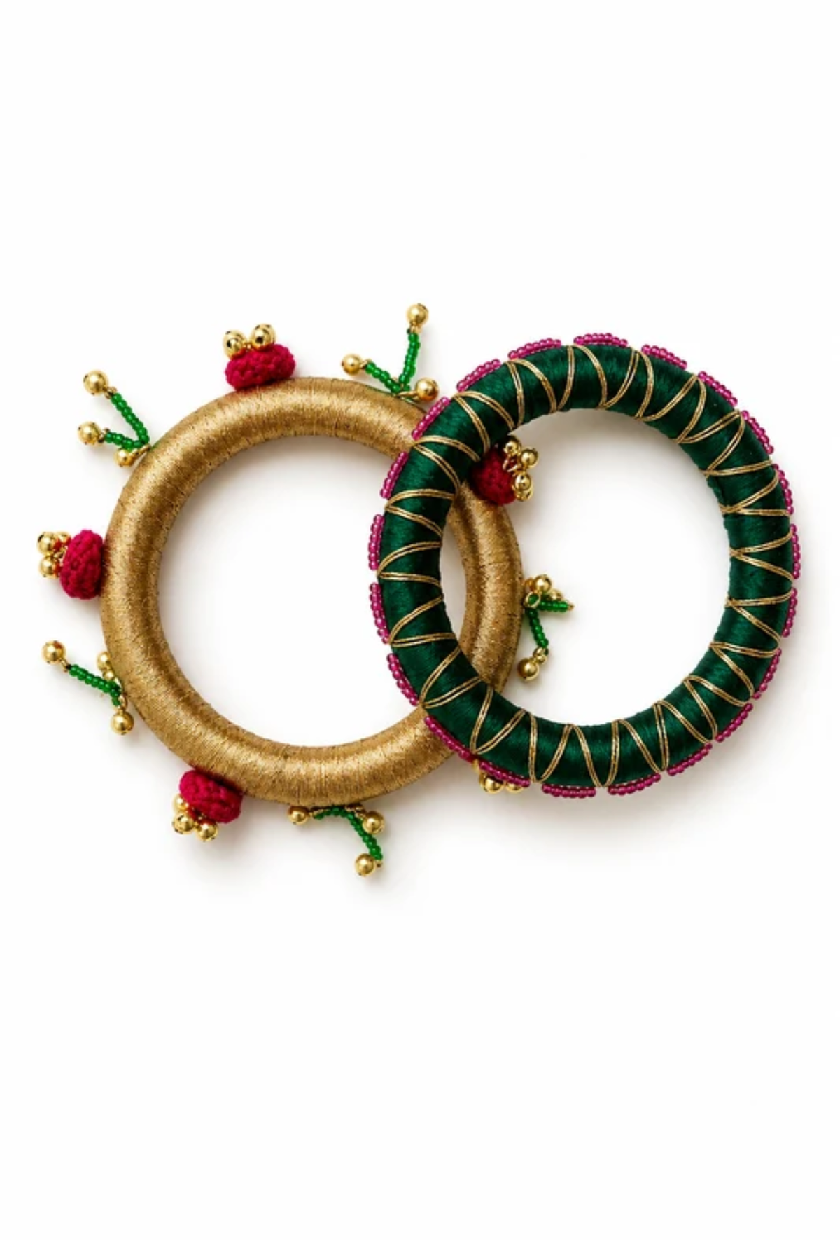 Jhilmil Thread Bangles – Set of 2