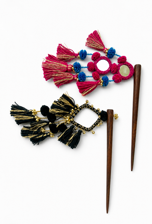 Eshani Bun Stick Set of 2