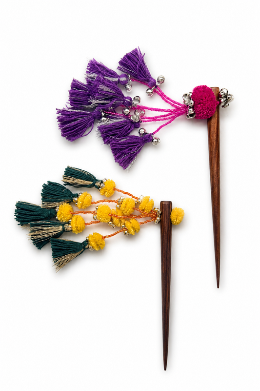 Vamika Bun Stick Set of 2