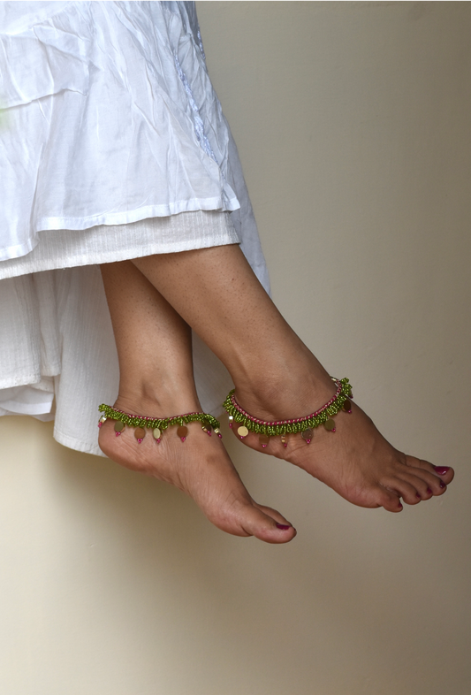 Rangini Anklets: (Set of Two)