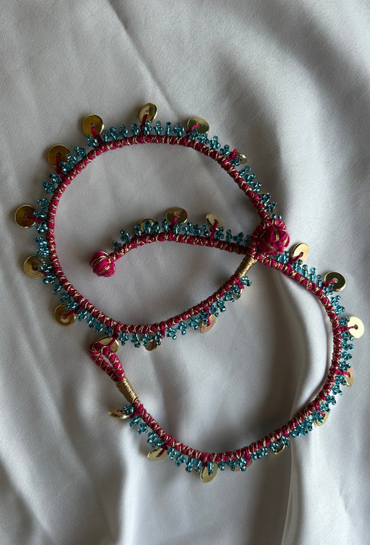 Gulabi Anklets: Set of Two