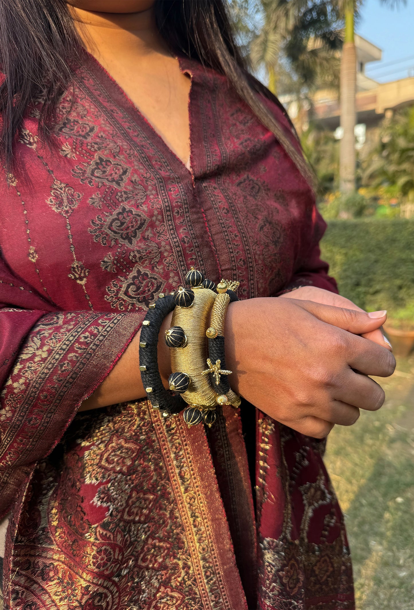 Set of 3: Kala Aura Bangle