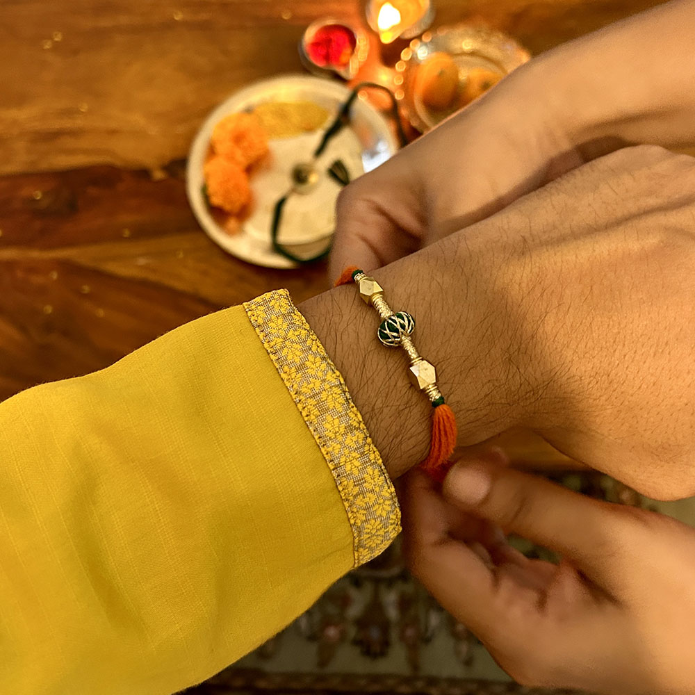 Samarpan - Set of 2 Rakhi and Lumba