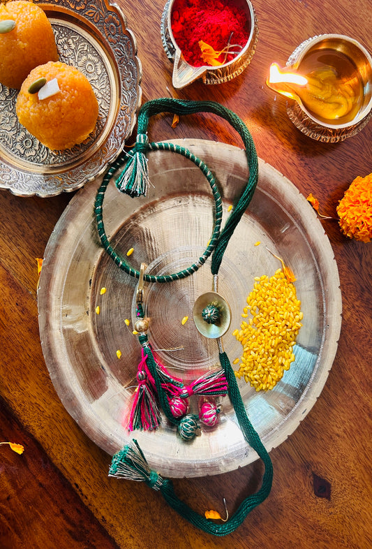 Sparsh - Set of 2 Rakhi and Lumba