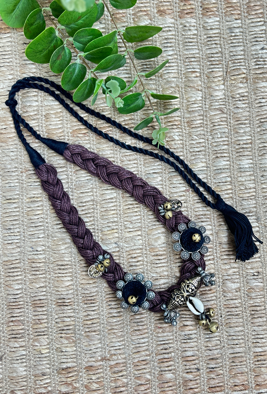 Raahi Threaded Charm Necklace