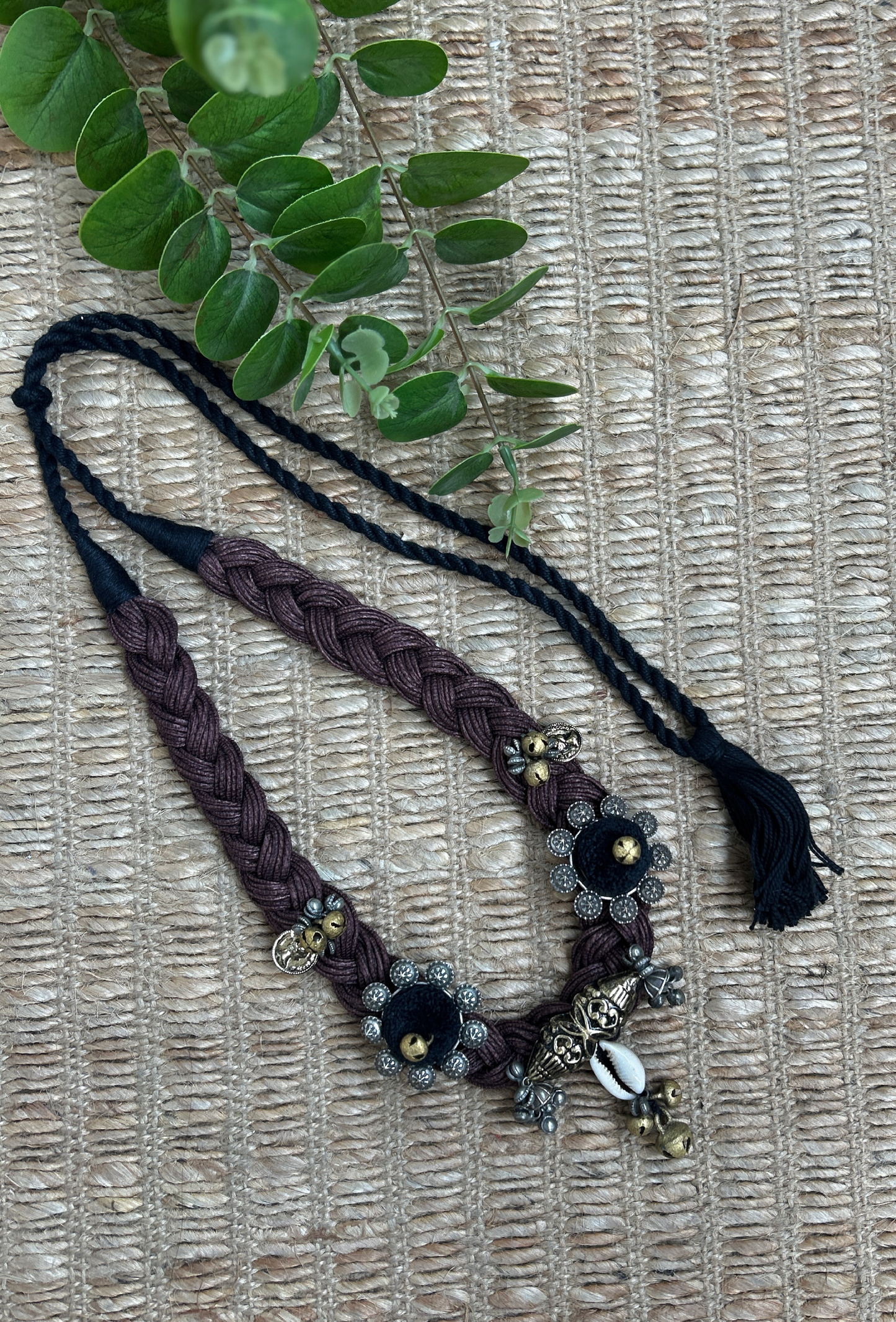 Raahi Threaded Charm Necklace