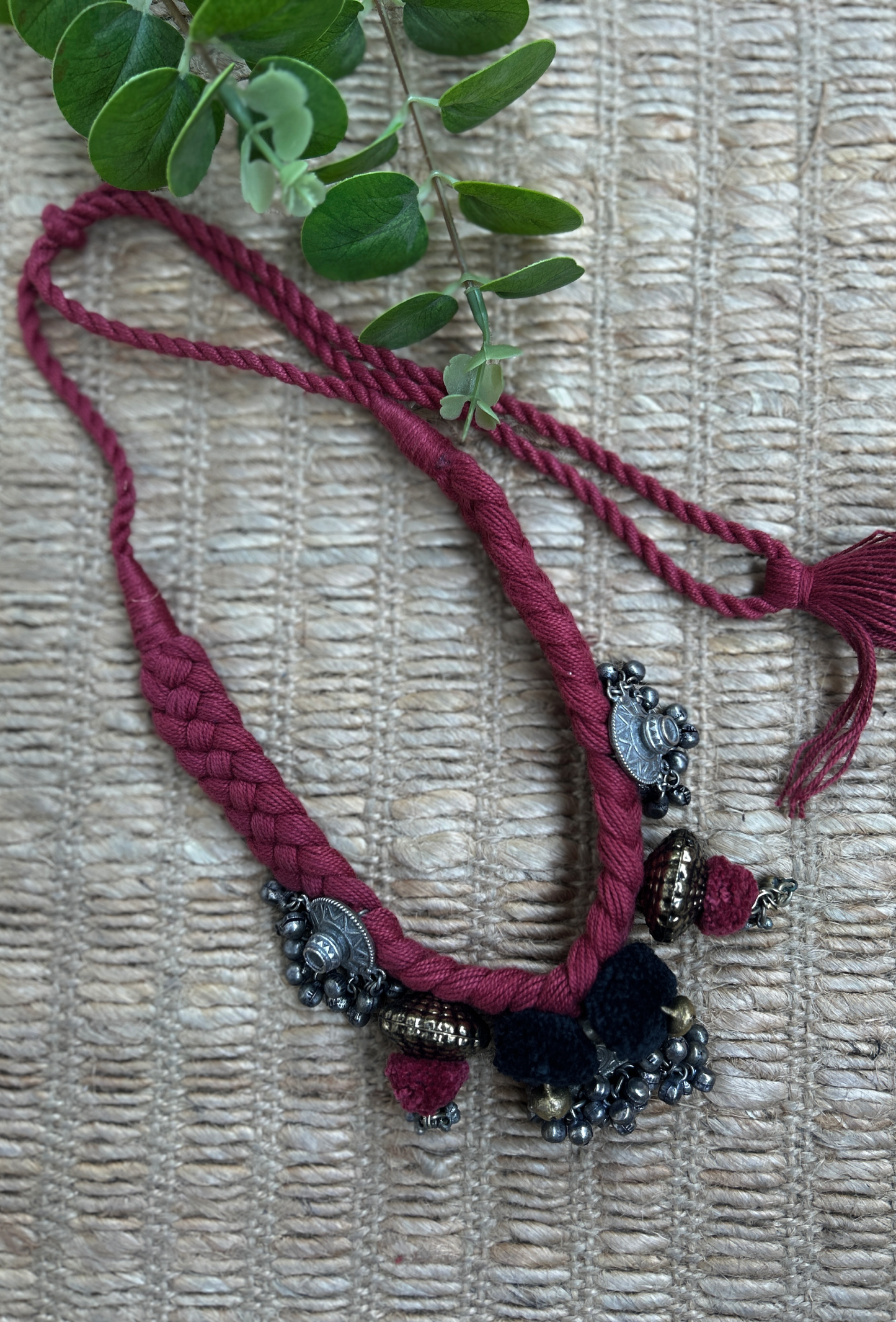 Meher Threaded Charm Choker