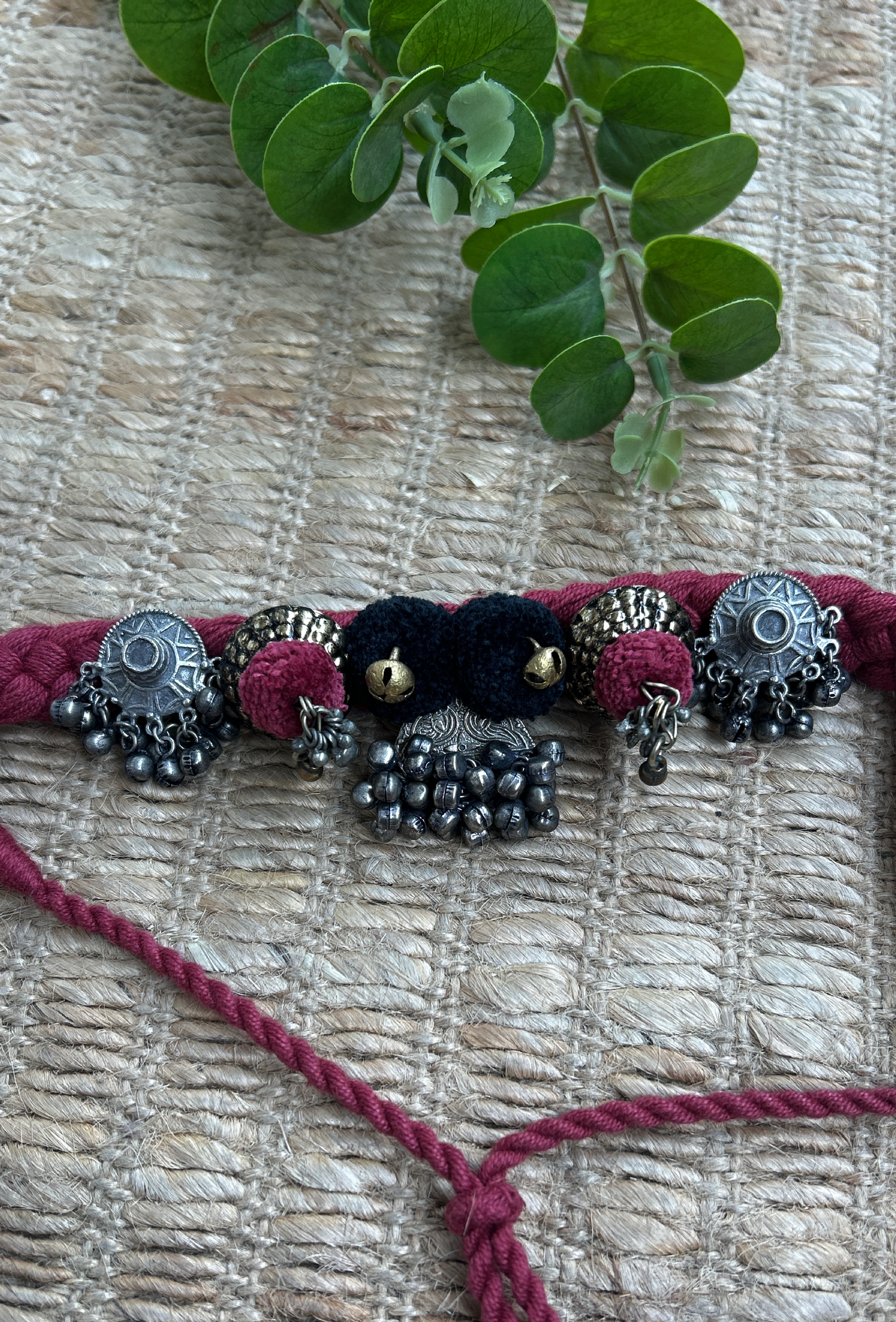 Meher Threaded Charm Choker