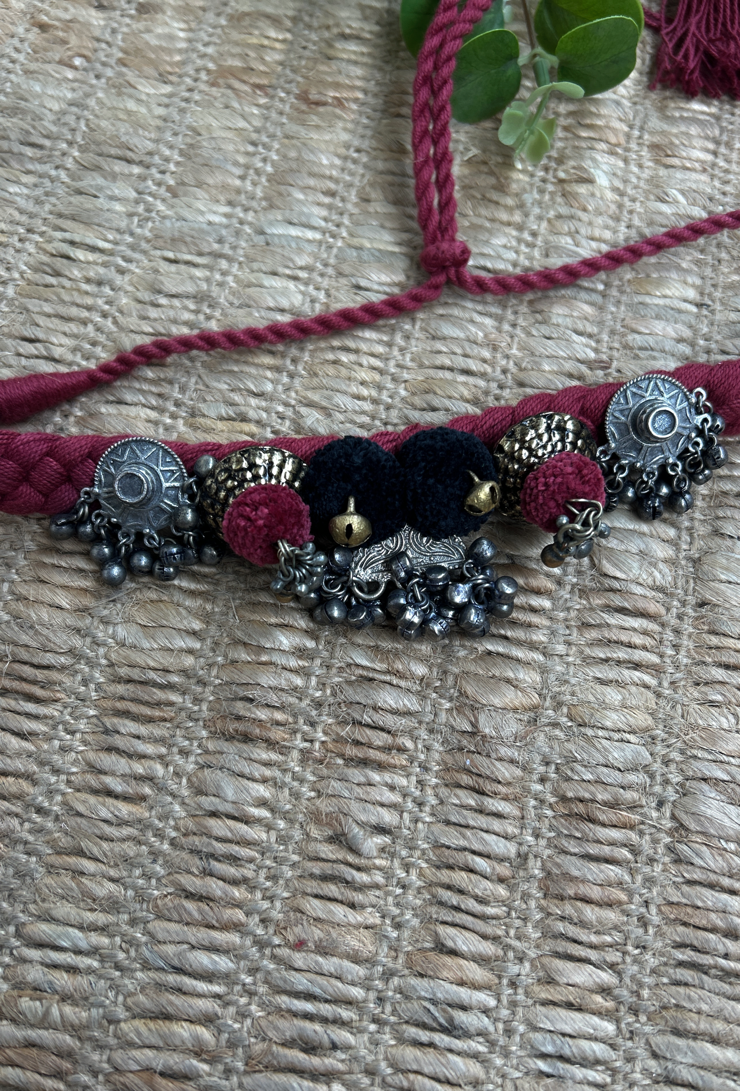 Meher Threaded Charm Choker