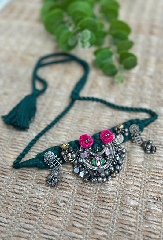 Noor Afghan Charm Choker