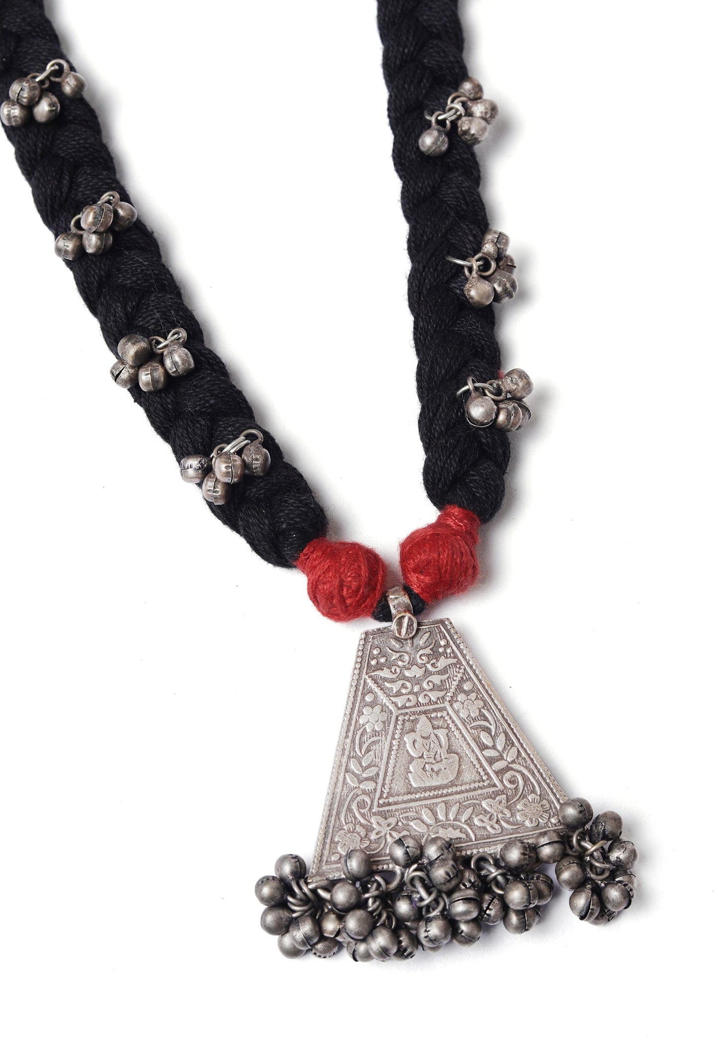 Black & Maroon Amora Necklace