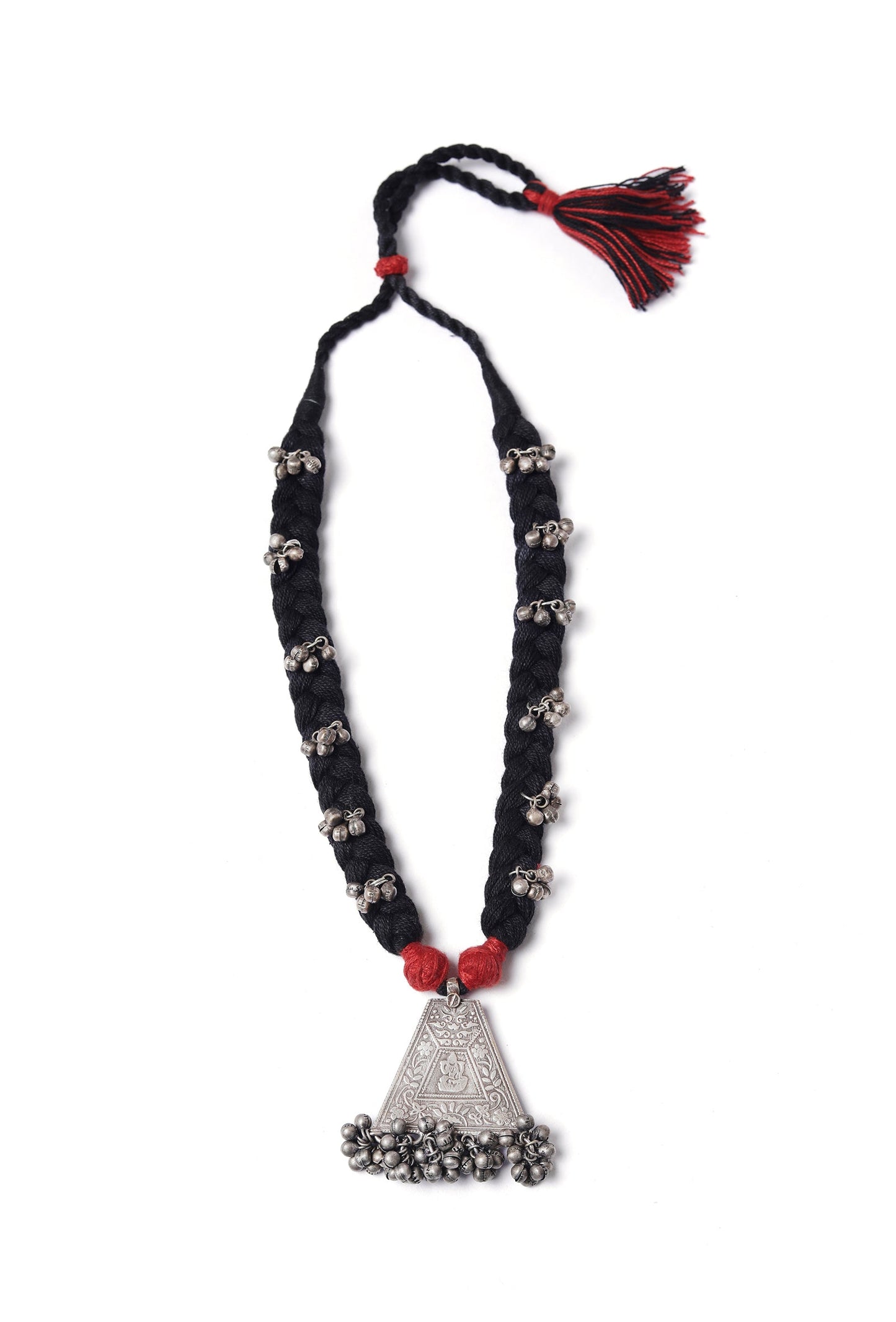 Black & Maroon Amora Necklace