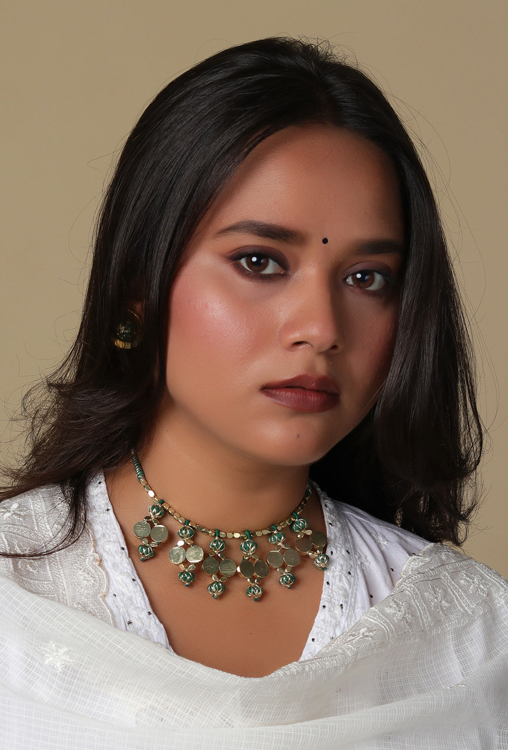 Sohna Green Necklace