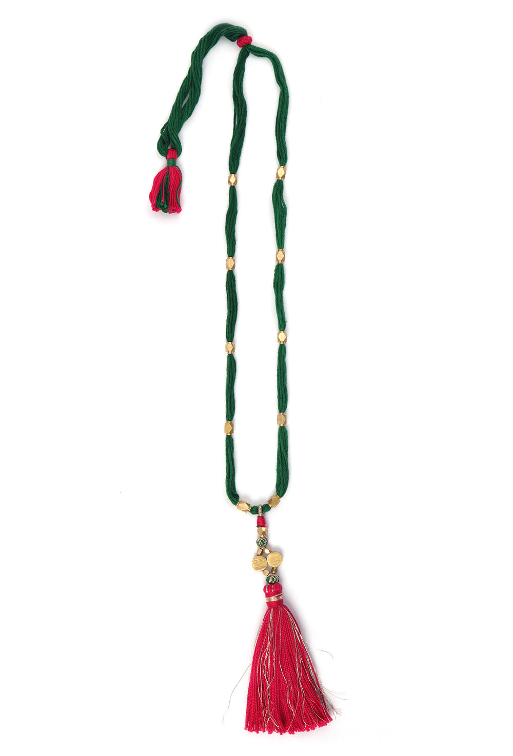 Noor Pink and Green Necklace