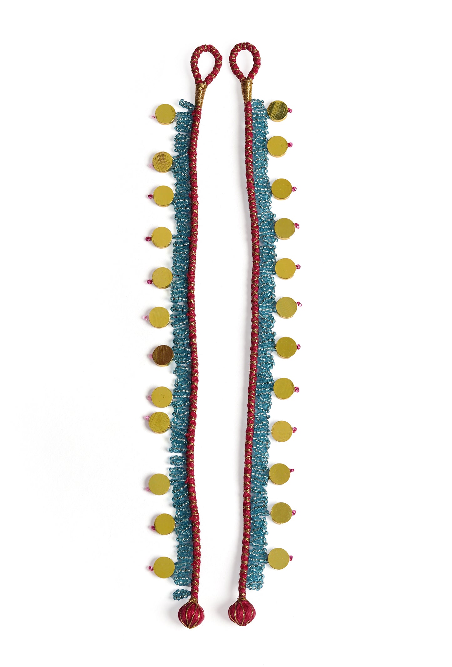 Mehira Anklets: (Set of Two)