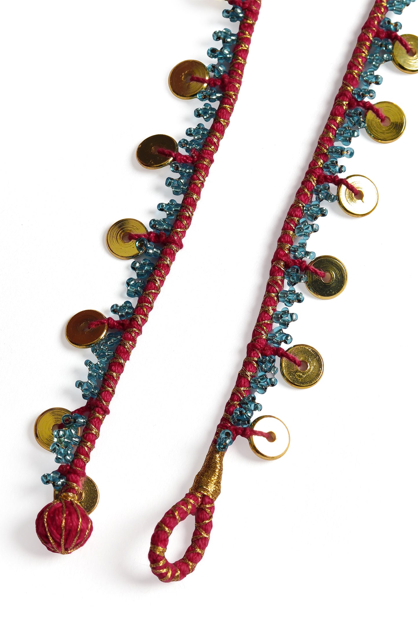 Gulabi Anklets: (Set of Two)