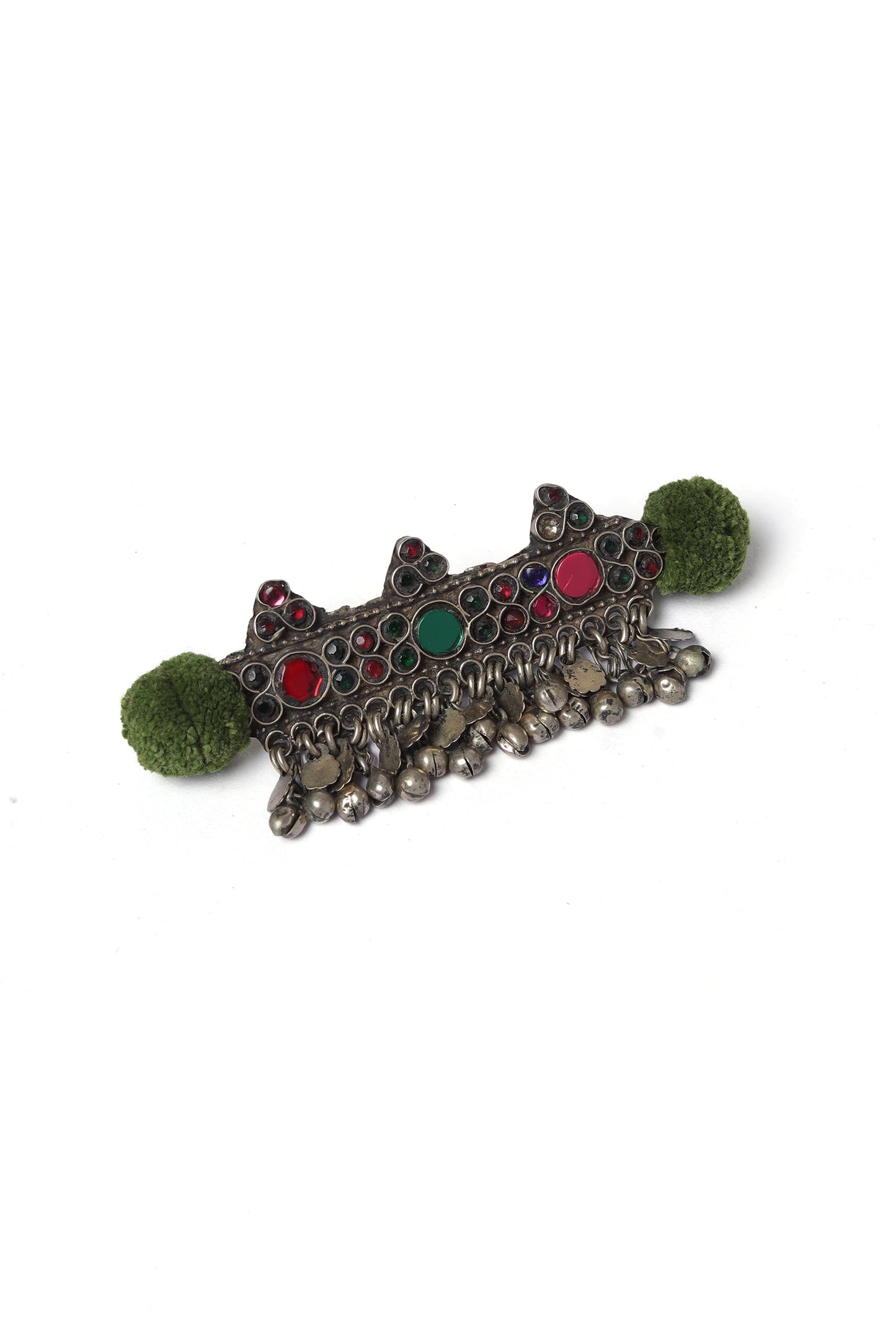 Green Afghan Brooch