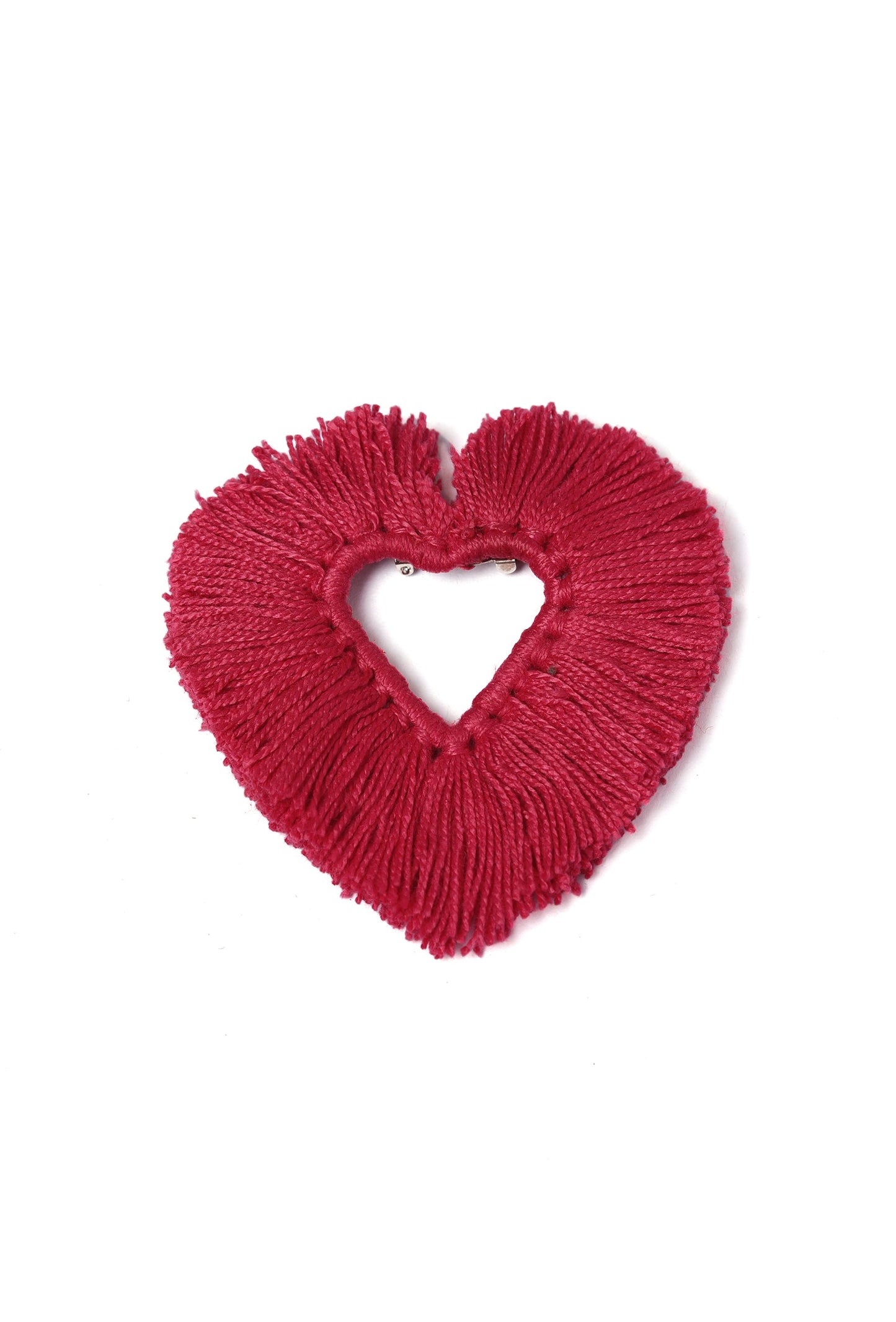 Pink Heart Brooch