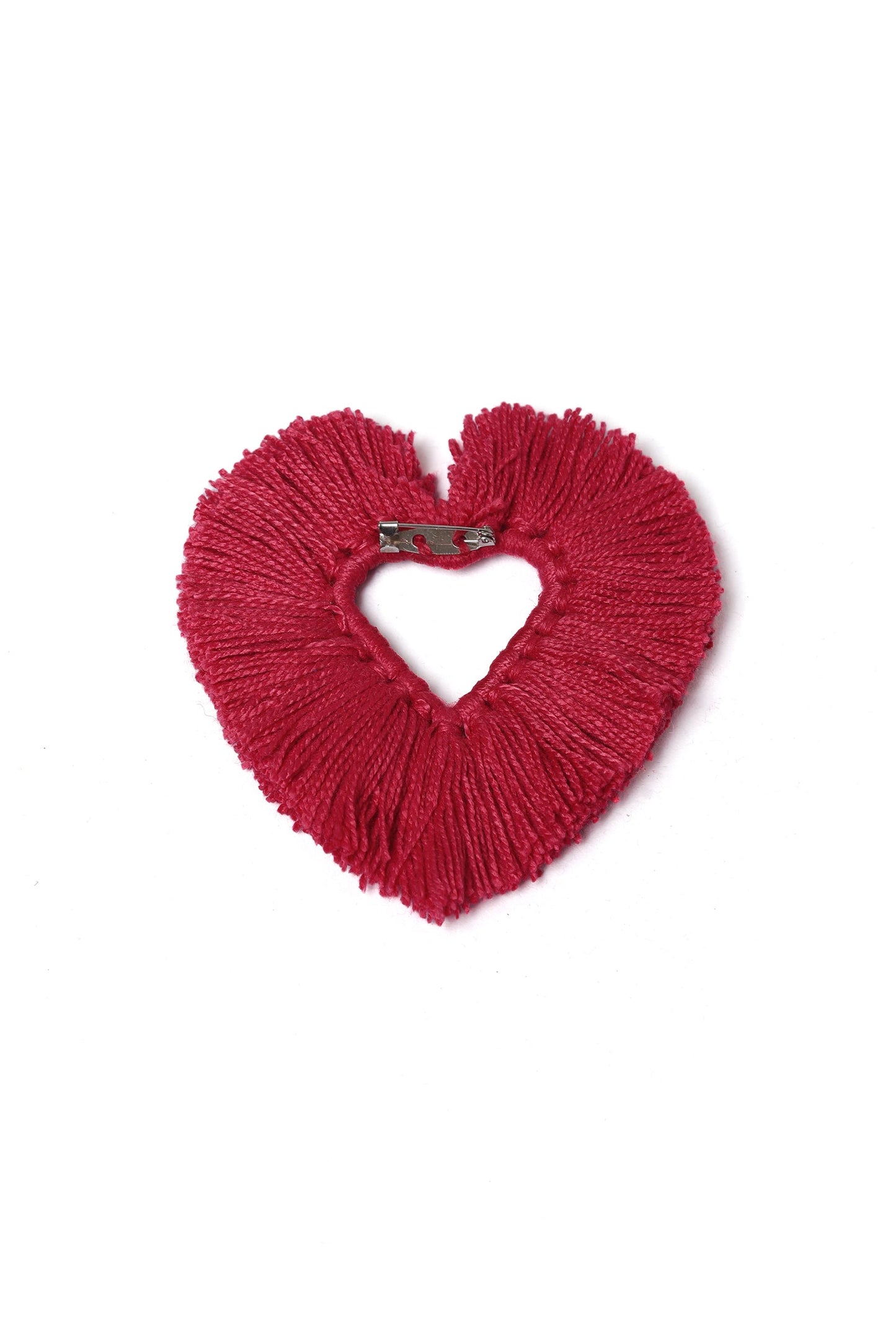 Pink Heart Brooch