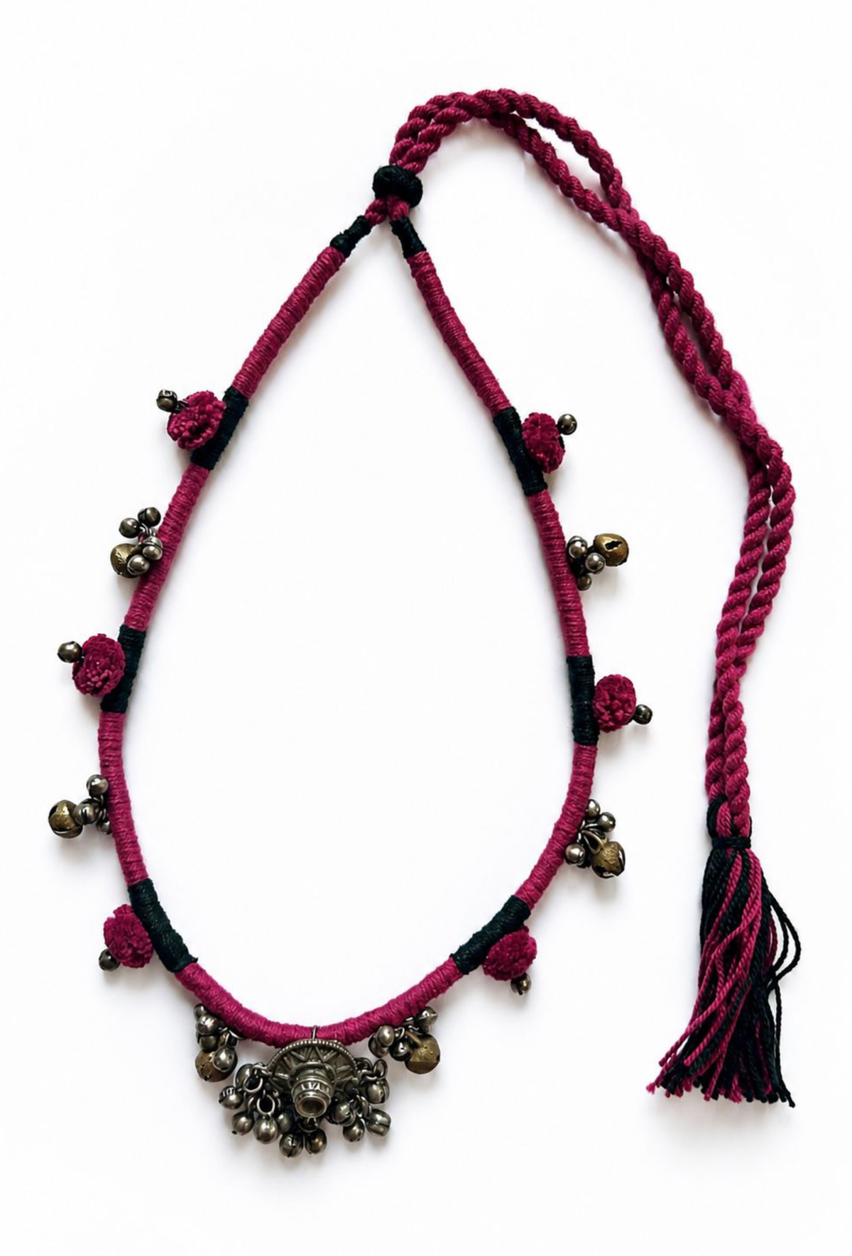 Gulmohar Ghungroo Necklace