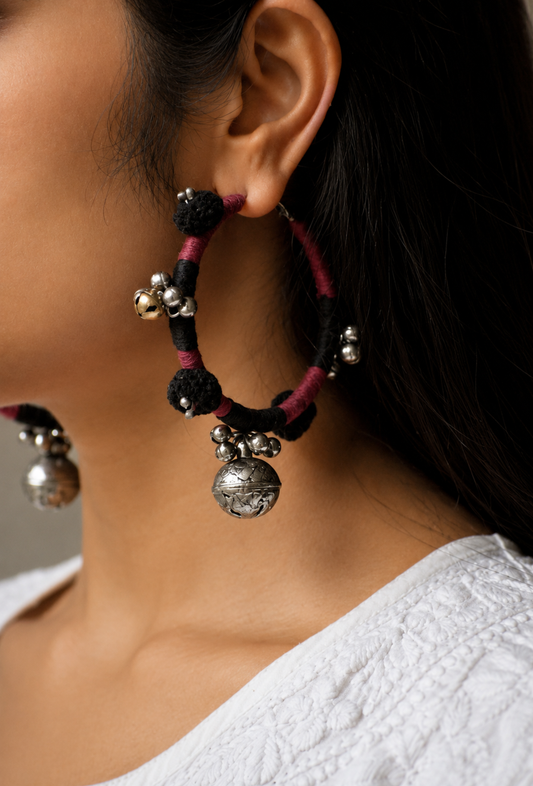Afghani Heirloom Hoop Earrings
