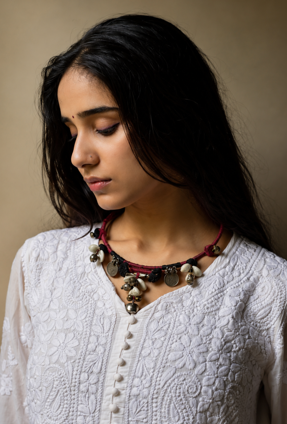 Afghani Maroon Kori Hasli