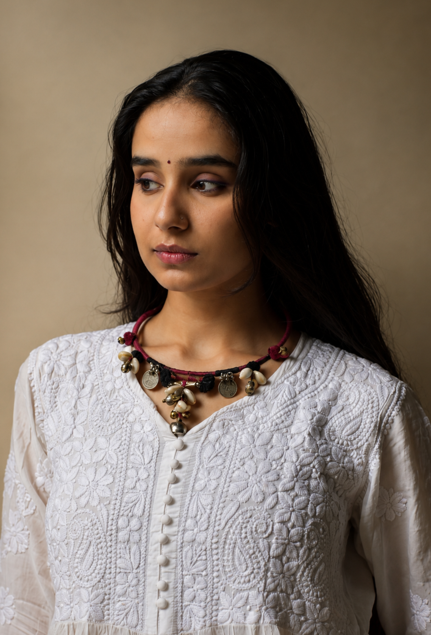 Afghani Maroon Kori Hasli