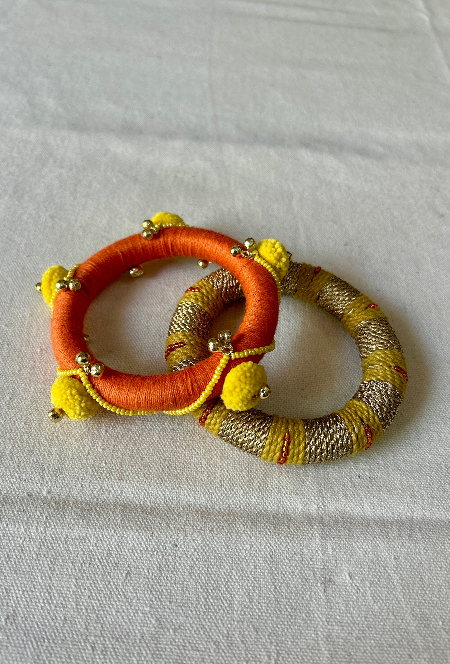 Surajmukhi Thread Bangles – Set of 2