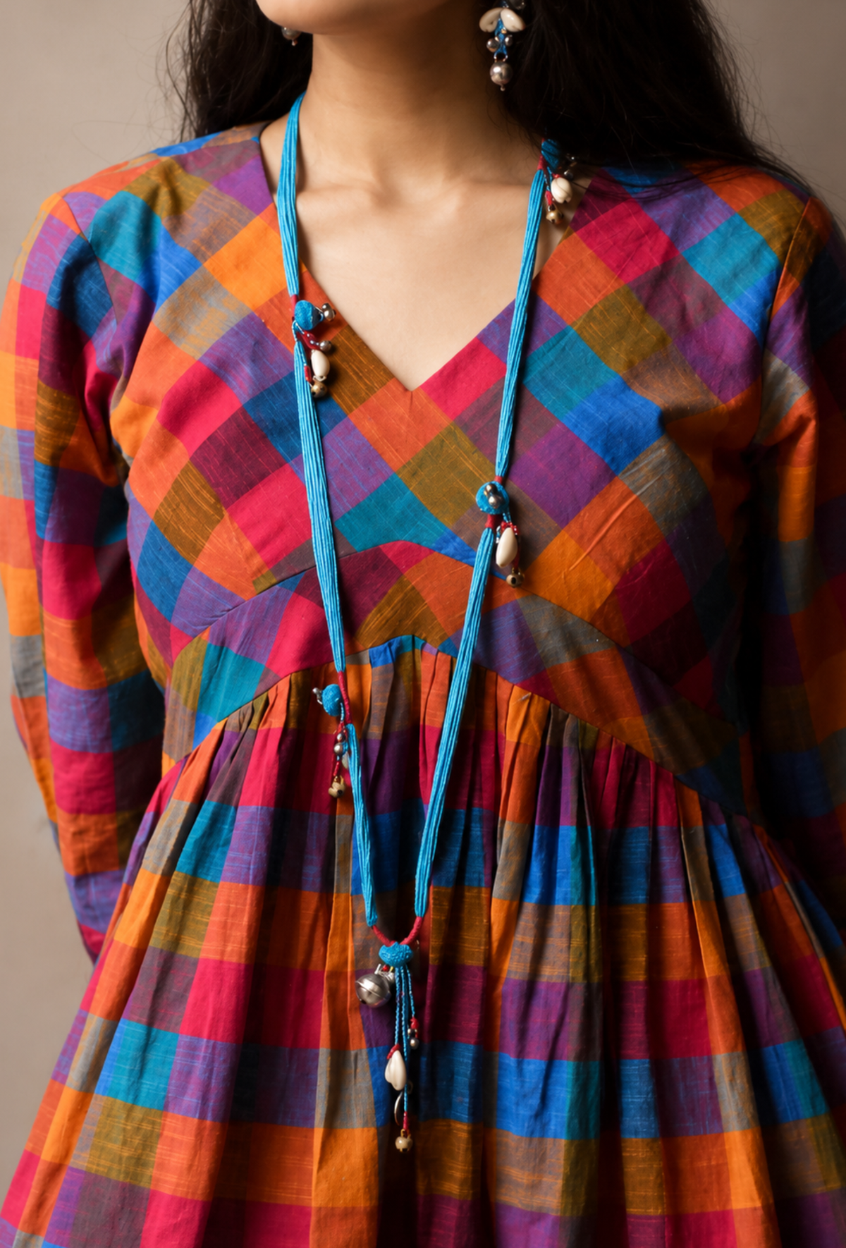 Neelpari Afghani Long Necklace